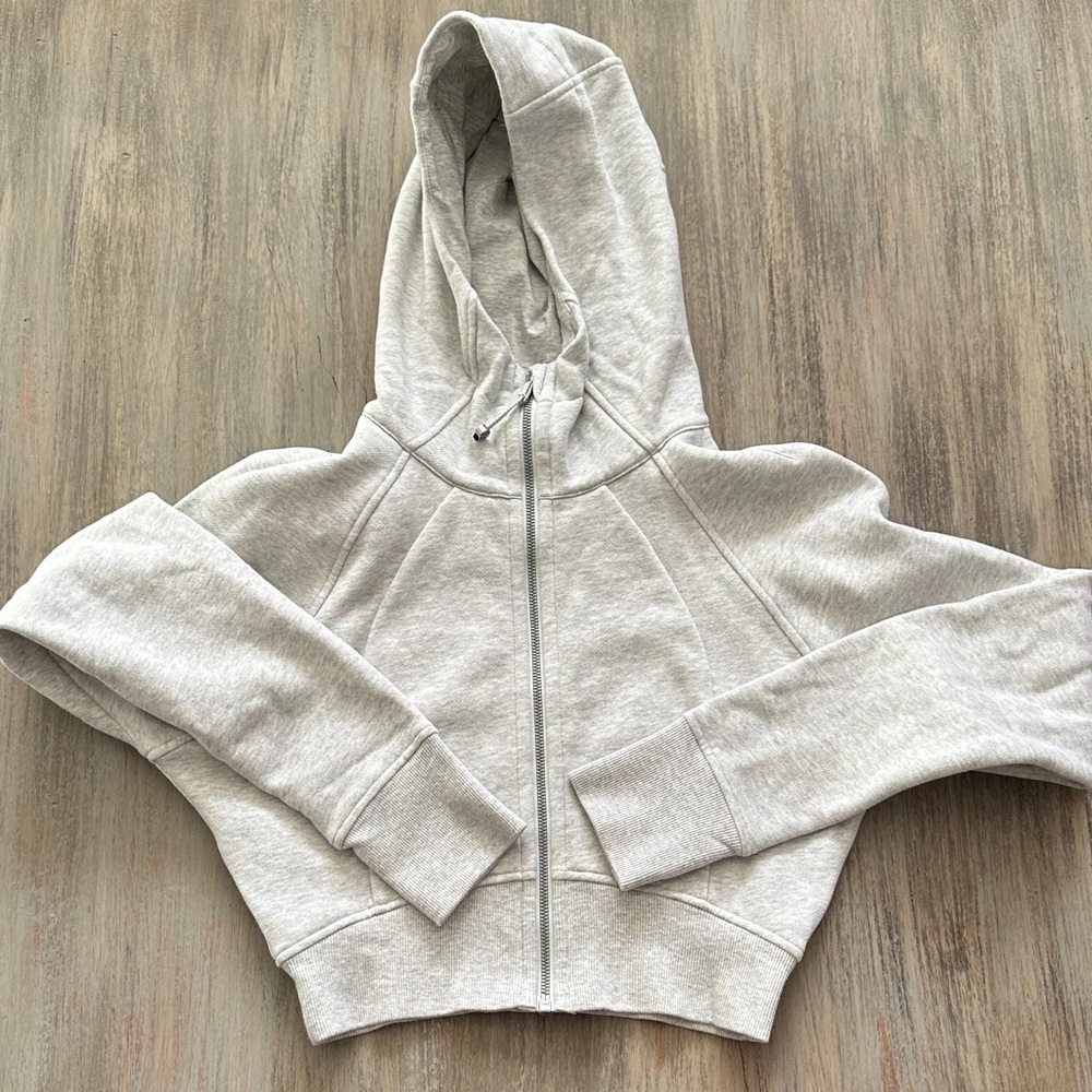 lululemon athletica Gray Zip-Up Hoodie